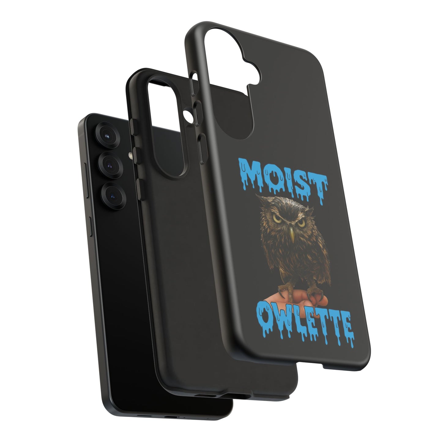 Moist Owlette Phone Case — Funny Owl Graphic Protective Case