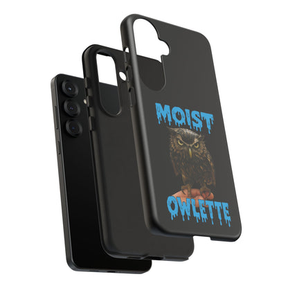 Moist Owlette Phone Case — Funny Owl Graphic Protective Case