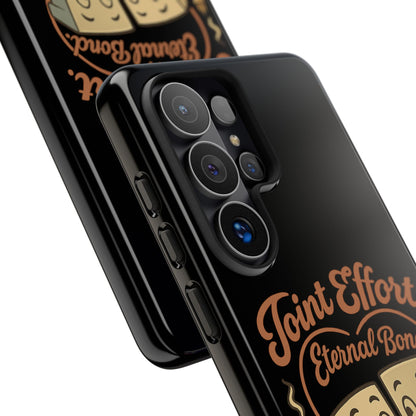 Phone Case — "Joint Effort Eternal Bond" Retro Cannabis Matchstick Design