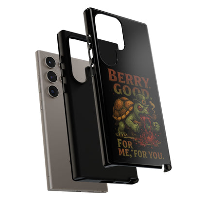 Phone Case — 'Berry Good' Zombie Turtle Graphic Tough Protective Case