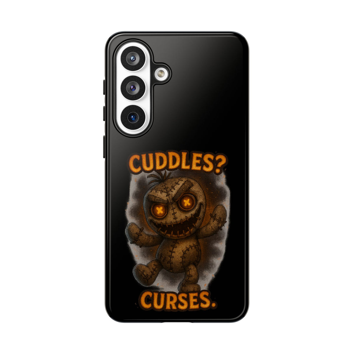 Phone Case — 'Cuddles? Curses.' Voodoo Doll Gothic Protective Case