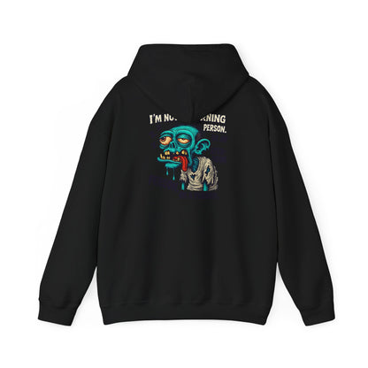 Not a Morning Person Hoodie – Zombie Edition