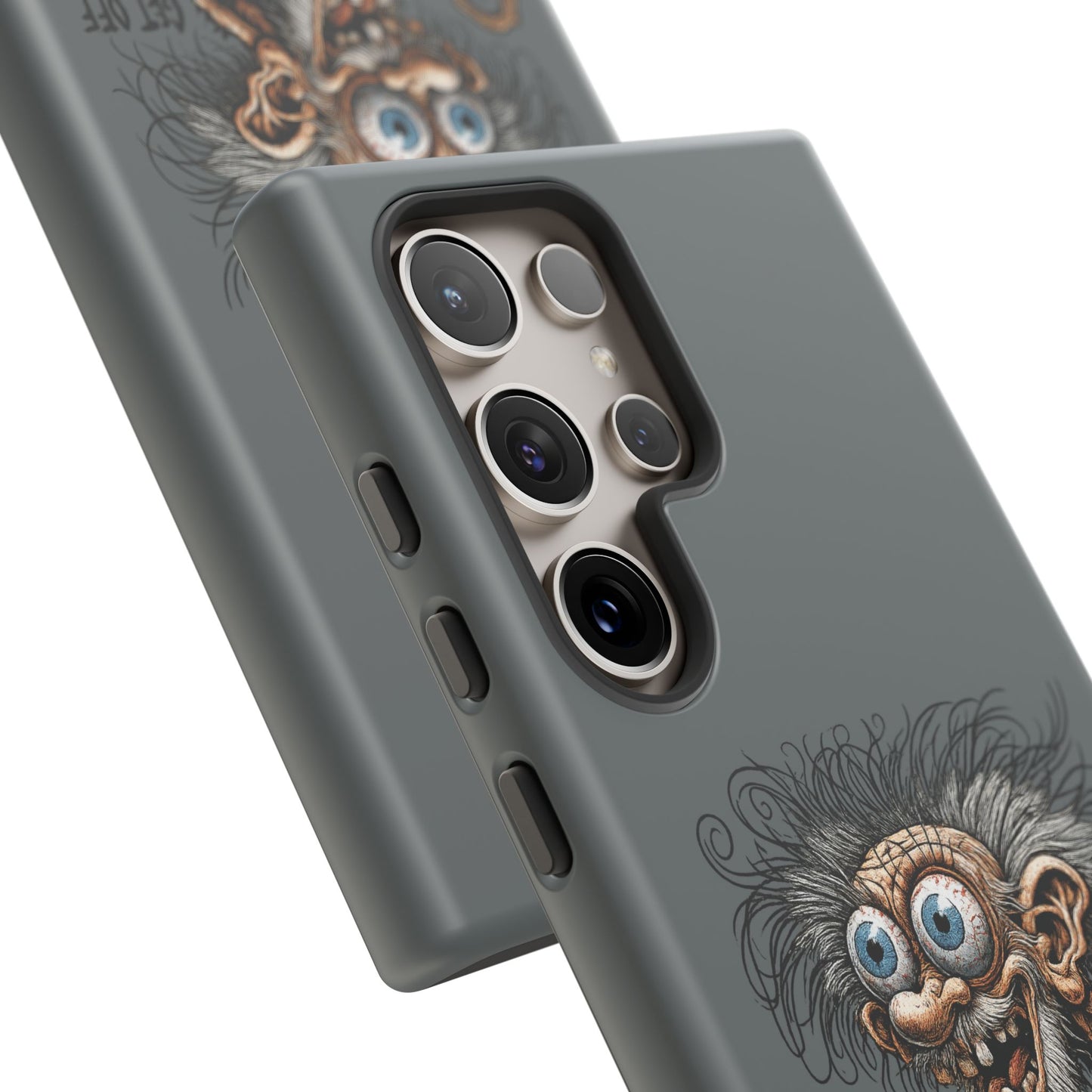 Phone Case — Funny Grumpy Troll Design: “Get Off My Lawn” Protective Cover