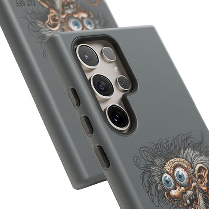 Phone Case — Funny Grumpy Troll Design: “Get Off My Lawn” Protective Cover