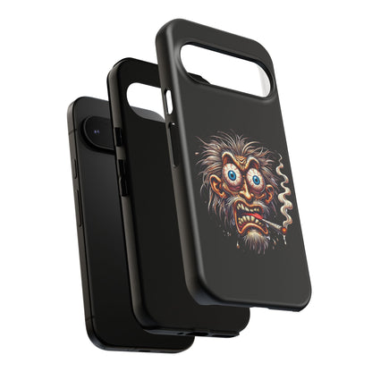 Phone Case — Wild Cartoon Monster Smoking Design
