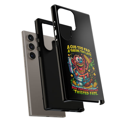 Phone Case — "A Cob Too Far" Popcorn Horror Design