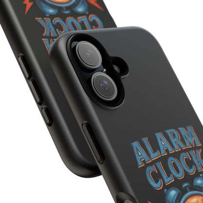 Phone Case — "Alarm Clock" Retro Screaming Clock Protective Cover