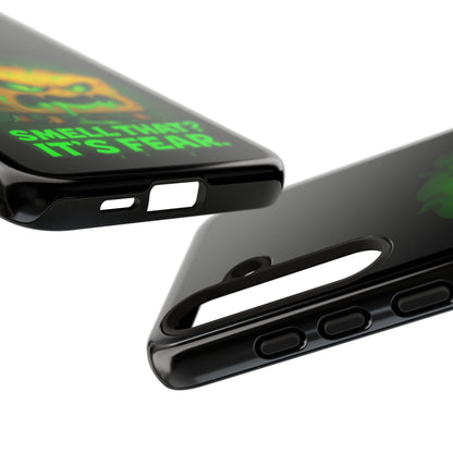 Phone Case — 'Smell That? It's Fear.' Spooky Cheese Monster Protective Case