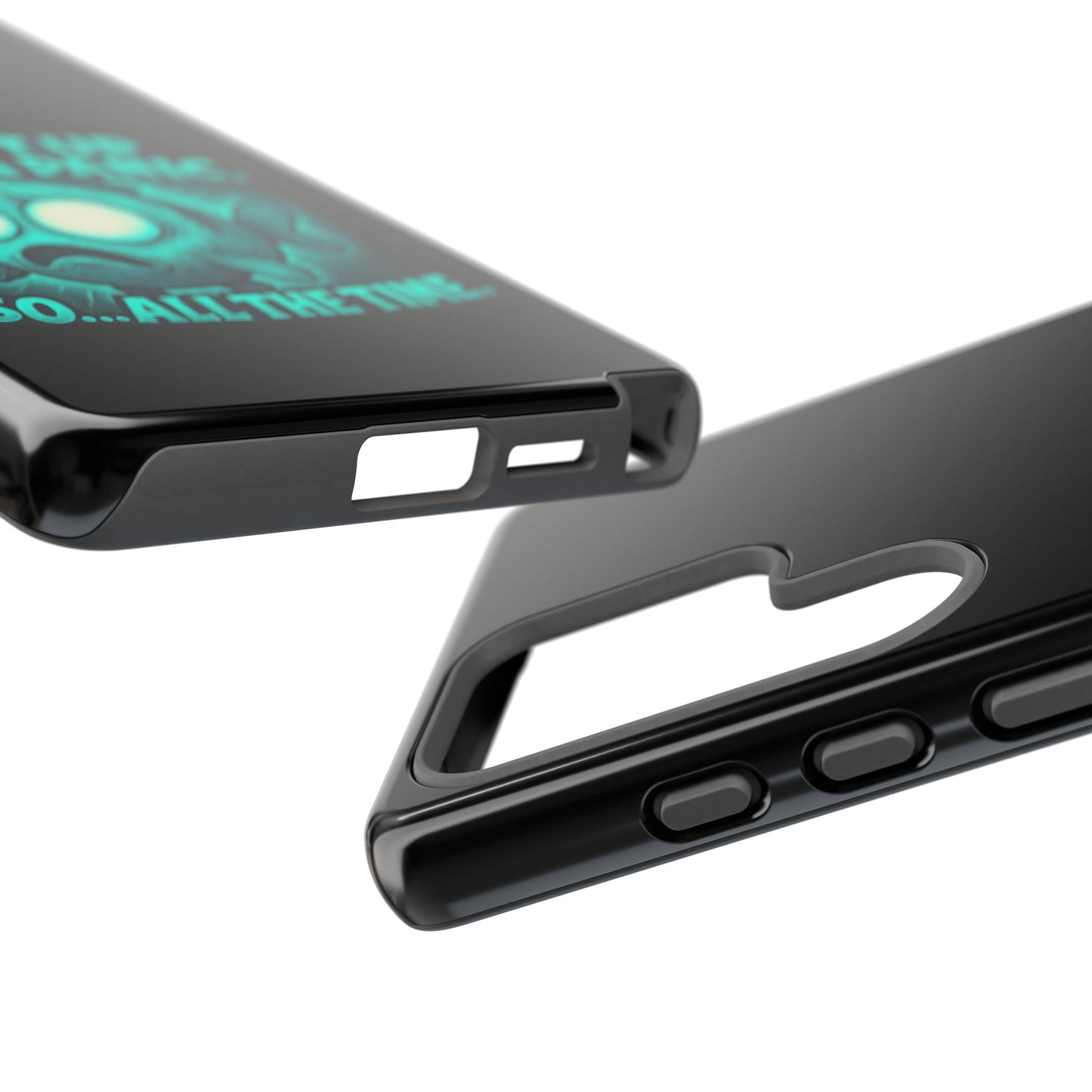 Phone Case — "I Light Up When I Panic" Glow Fish Anxiety Phone Case