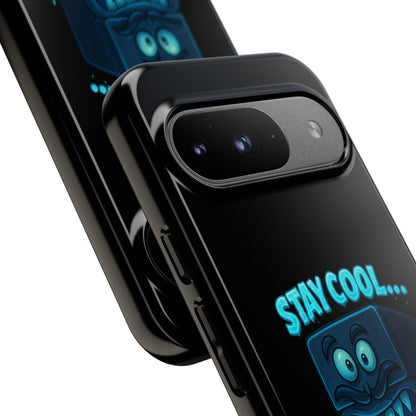 Stay Cool... Or Else. Phone Case — Neon Monster Protective iPhone Cover