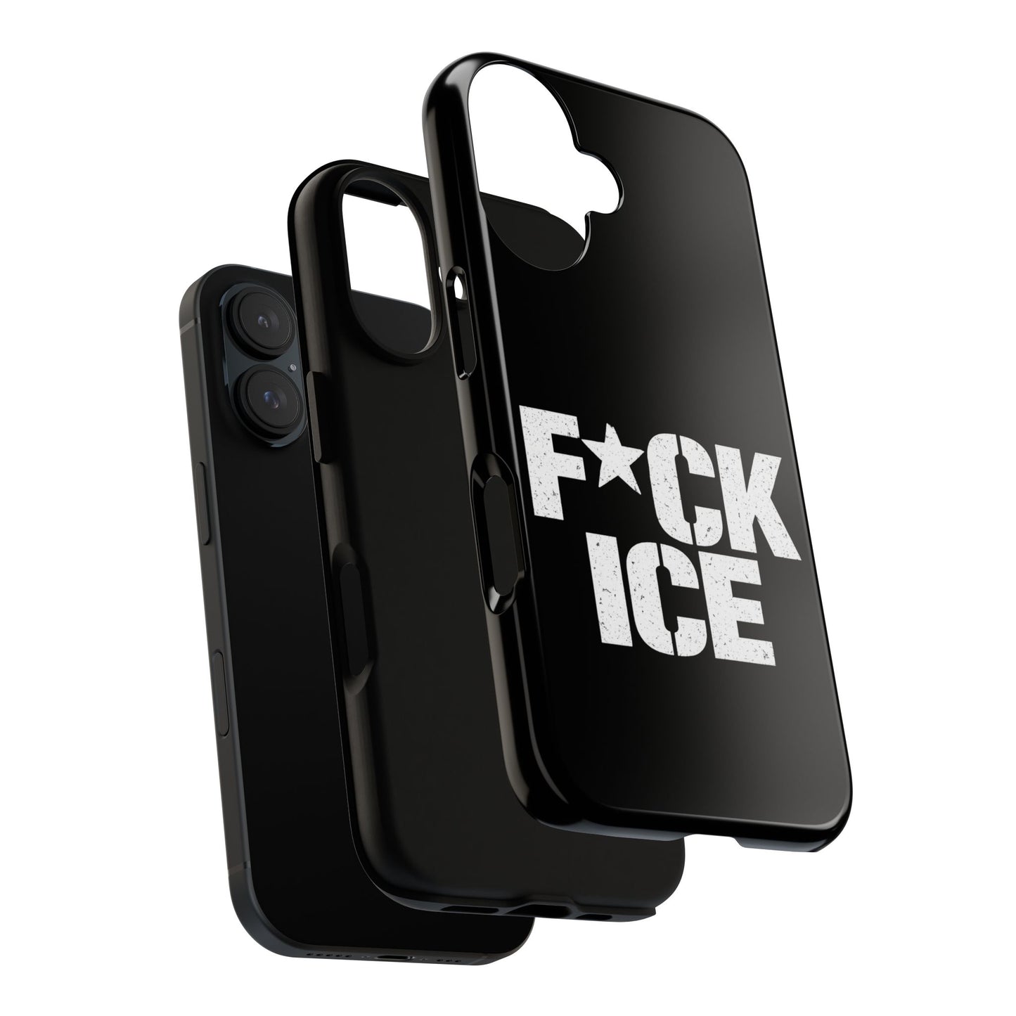 Phone Case — “F*CK ICE” Bold Protest Protective Cover