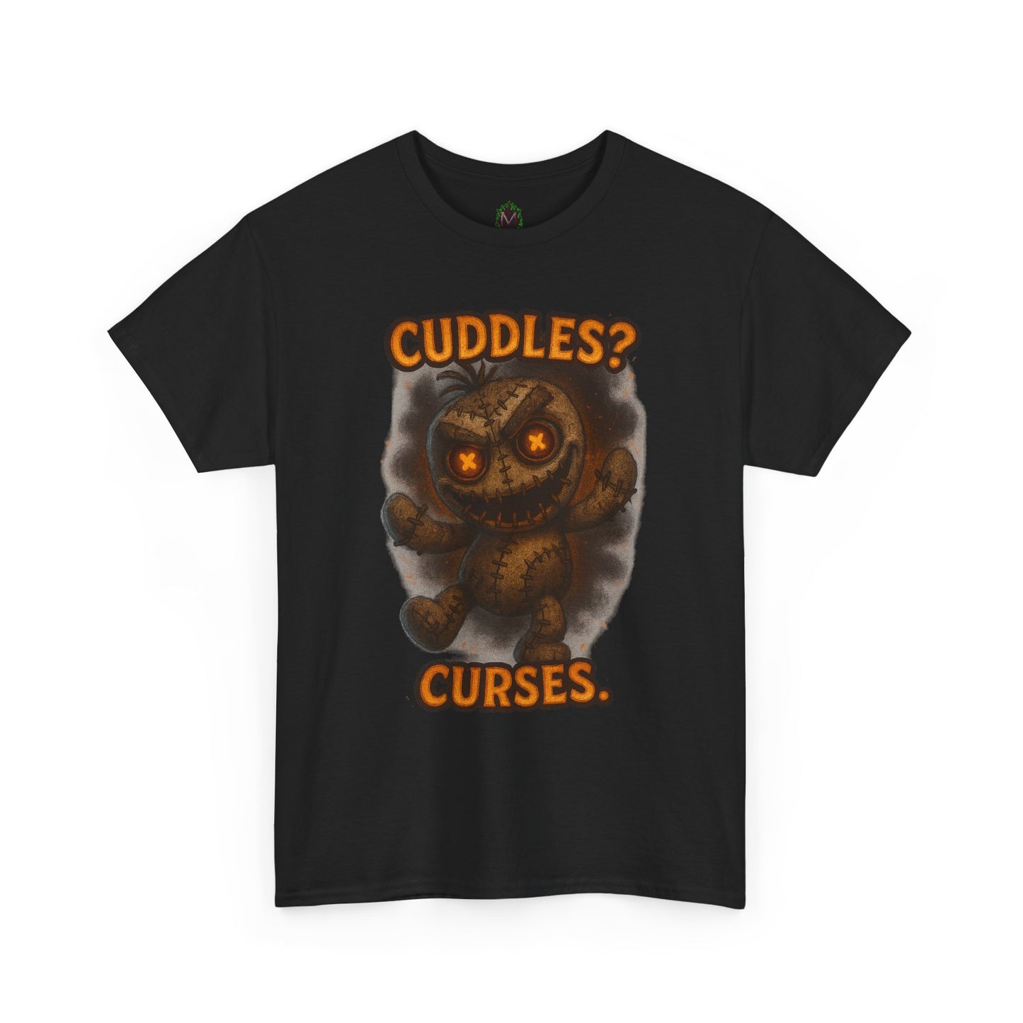 Cuddles? Curses. bear graphic tee | T-Shirt