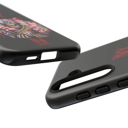 Phone Case — American Flag Skull Soldier Design (Tough Cases)