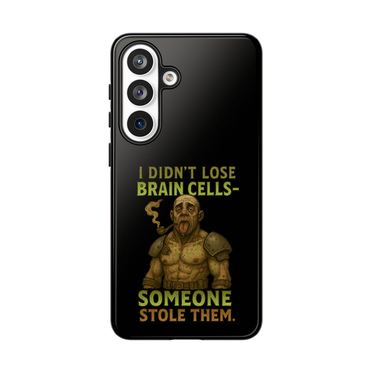 Phone Case — “I Didn’t Lose Brain Cells — Someone Stole Them” Humorous Zombie Graphic