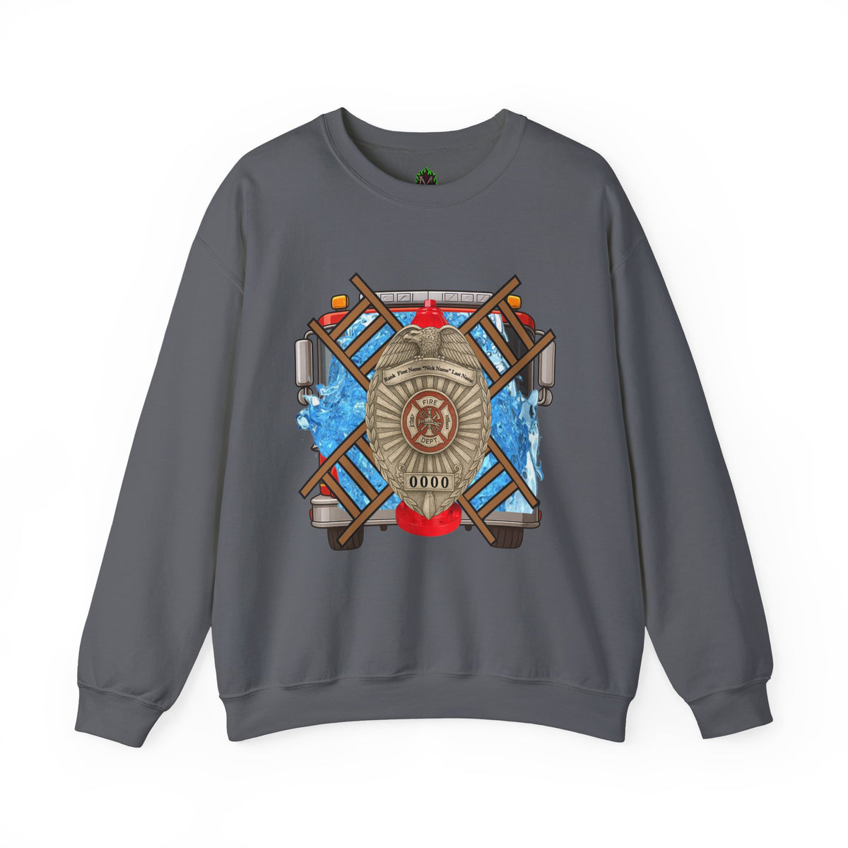Firefighter by Trade Protector by Choice Crewneck Sweatshirt