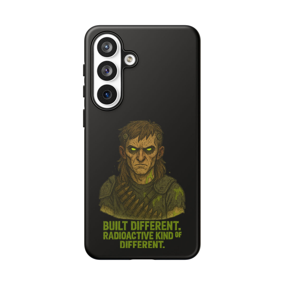 Phone Case — "Built Different, Radioactive Kind of Different" Mutant Design
