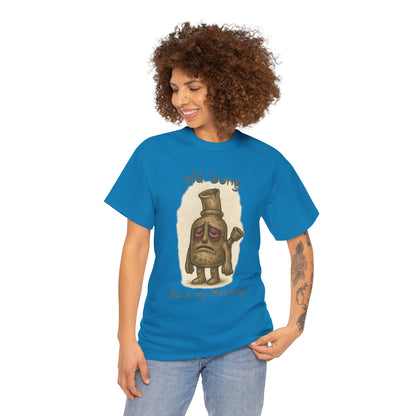 Old Bong illustration T-Shirt | 'this is my life's bong' humorous art