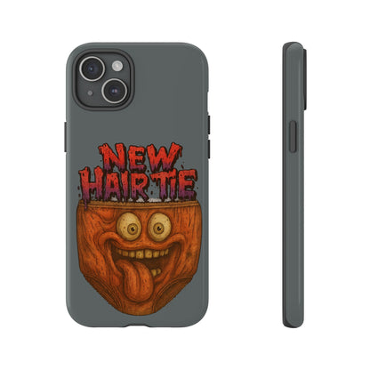 Phone Case — 'New Hairte' Funny Grinning Tongue-Out Monster Design