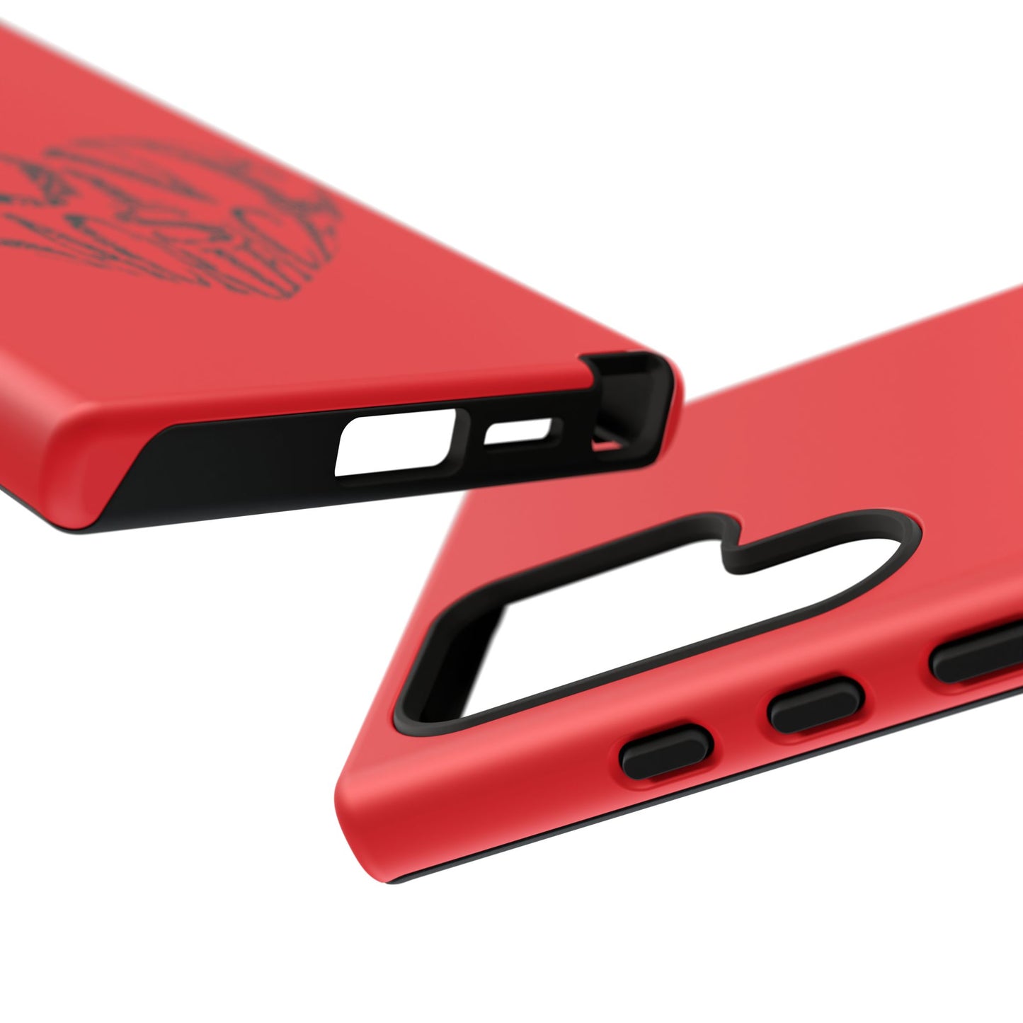 Red 'Love Justice' Heart Phone Case — Protective iPhone Cover, Valentine’s Gift