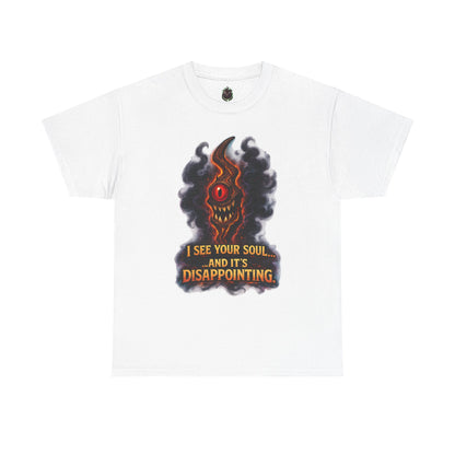 I See Your Soul Demon Eye T-Shirt | Horror Graphic Tee