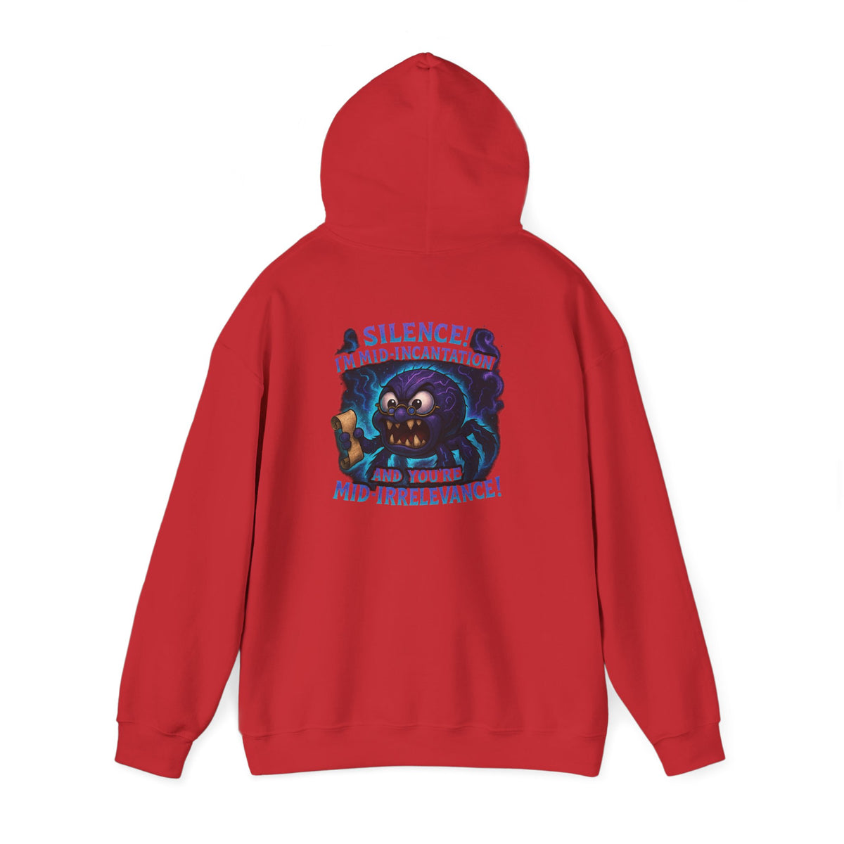 Skull Mage Hoodie — “Silence I’m Mid-Incantation and Mid-Irrelevance!” Graphic Pullover