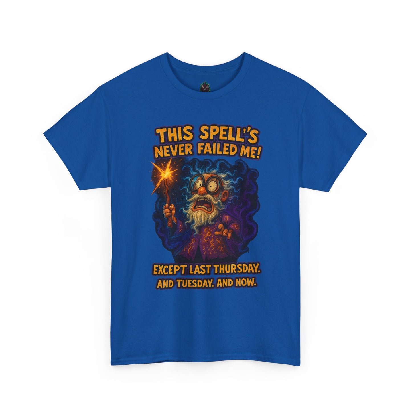 This Spell's Never Failed Me Wizard Tee | Funny Magic Illustration