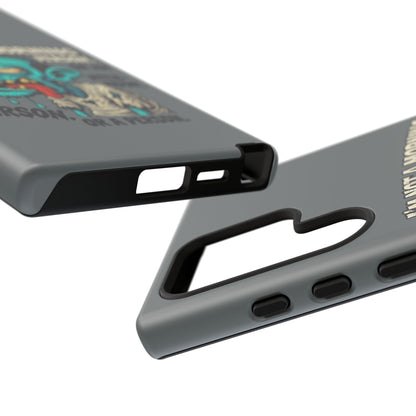 Funny Zombie Phone Case — "I'm Not a Morning Person" Graphic Tough Case