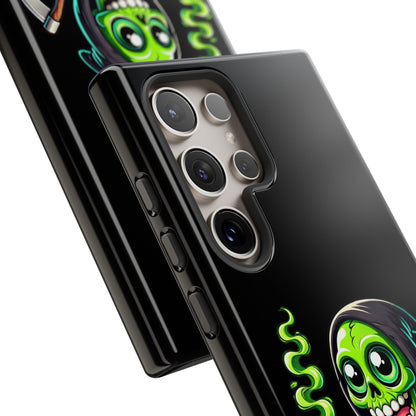 Grinning Green Reaper Phone Case