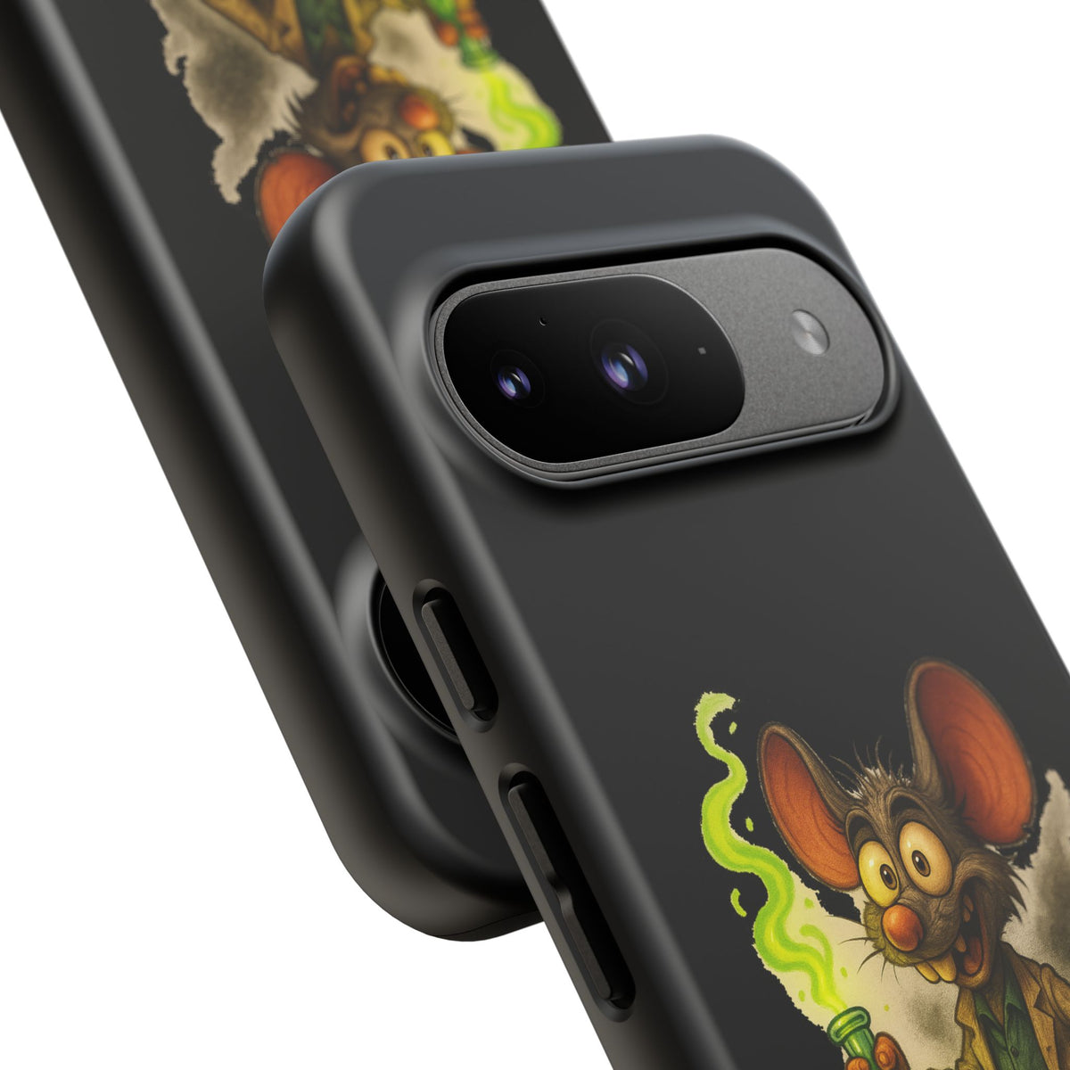 Phone Case — Funny Cartoon Rat "Oops That Wasn't Cheese" Protective Cover