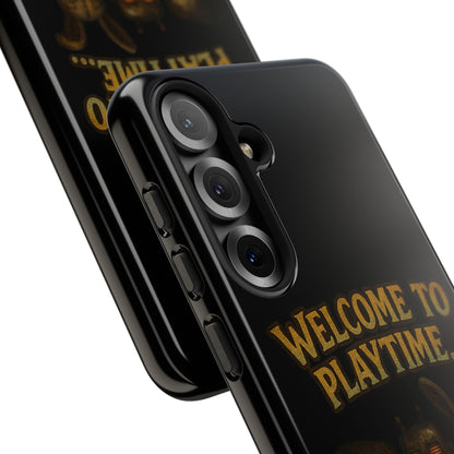 Phone Case — "Welcome to Playtime... Permanently." Horror Game Character Protective Case