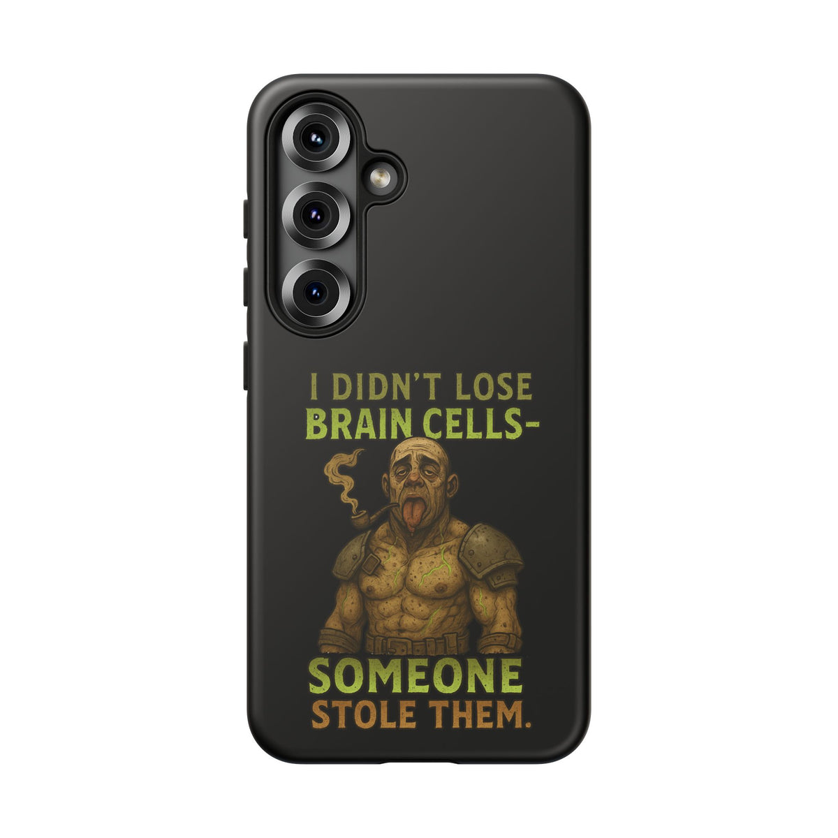 Phone Case — “I Didn’t Lose Brain Cells — Someone Stole Them” Humorous Zombie Graphic