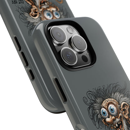 Phone Case — Funny Grumpy Troll Design: “Get Off My Lawn” Protective Cover