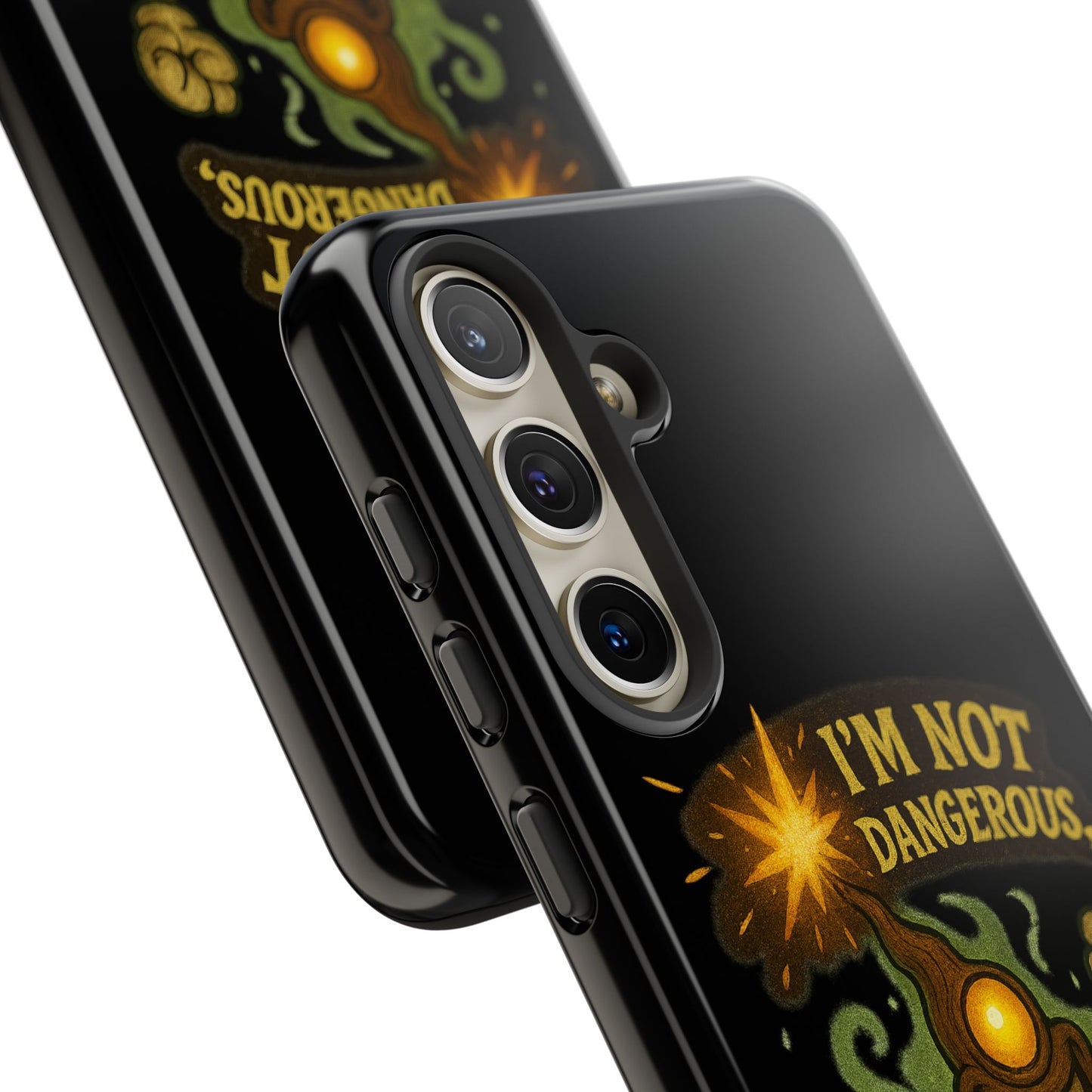 Phone Case — “I’m Not Dangerous, I’m Expressive” Monster Protective Case