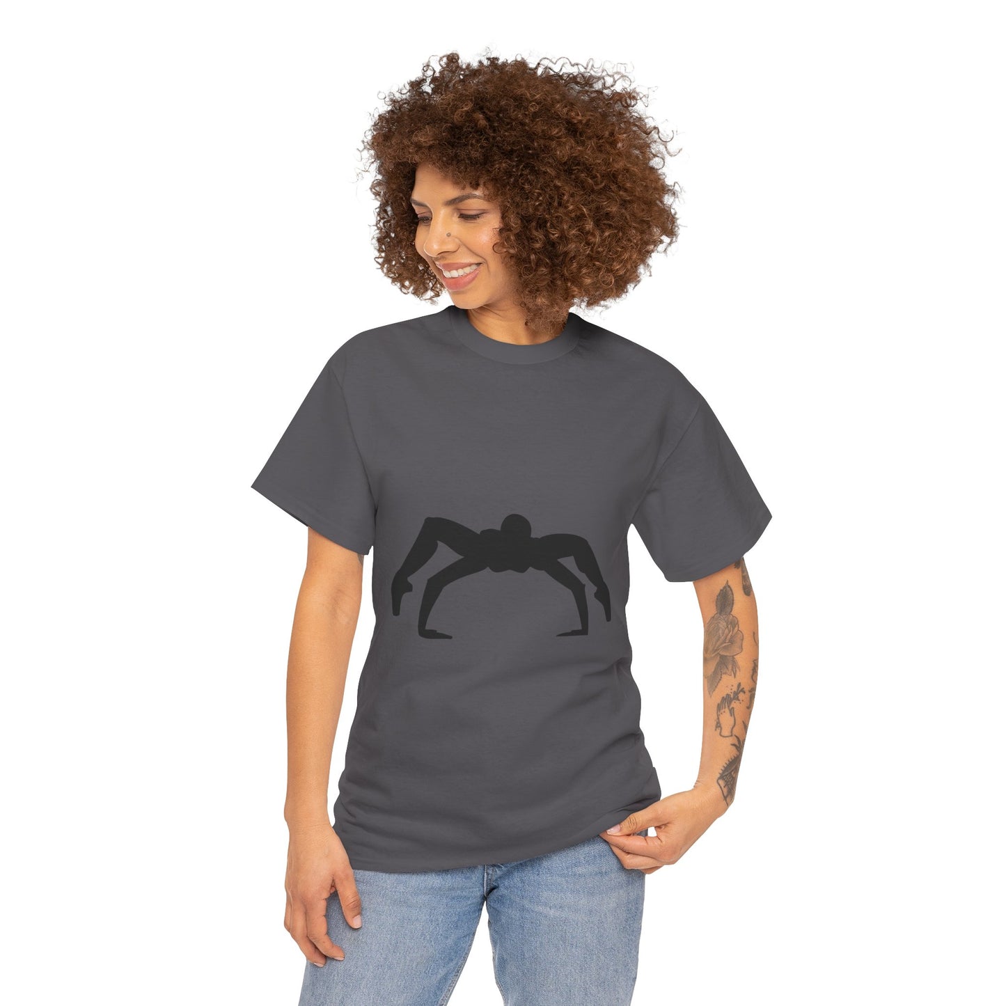 Spider Woman Silhouette – Crawling Shadow Tee