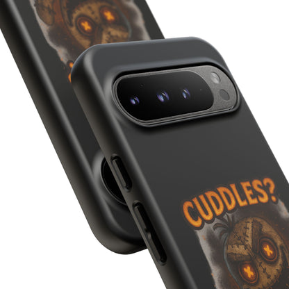 Phone Case — 'Cuddles? Curses.' Voodoo Doll Gothic Protective Case