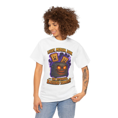 Spooky Toast Jack-o'-Lantern T-Shirt | Light Medium Dark or Eternal [...]