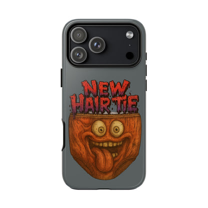 Phone Case — 'New Hairte' Funny Grinning Tongue-Out Monster Design