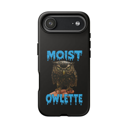 Moist Owlette Phone Case — Funny Owl Graphic Protective Case