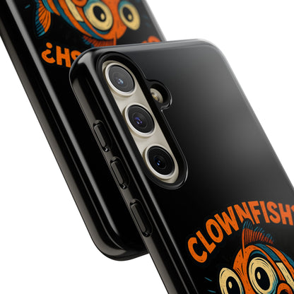 Phone Case — “Clownfish? I’m a Killer Joke.” Funny Creepy Fish Graphic