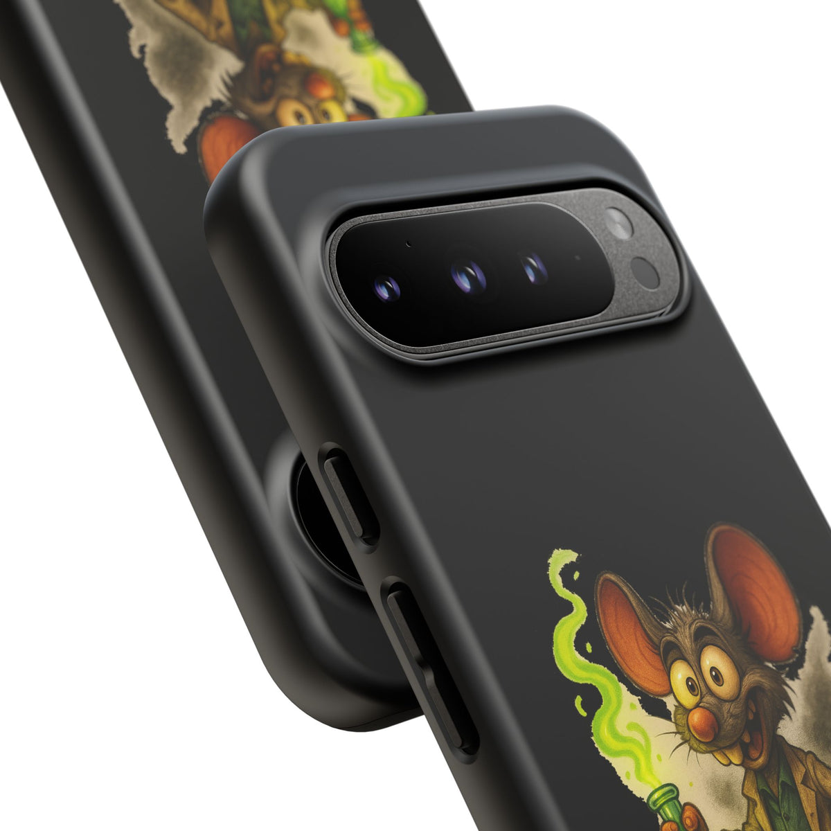 Phone Case — Funny Cartoon Rat "Oops That Wasn't Cheese" Protective Cover
