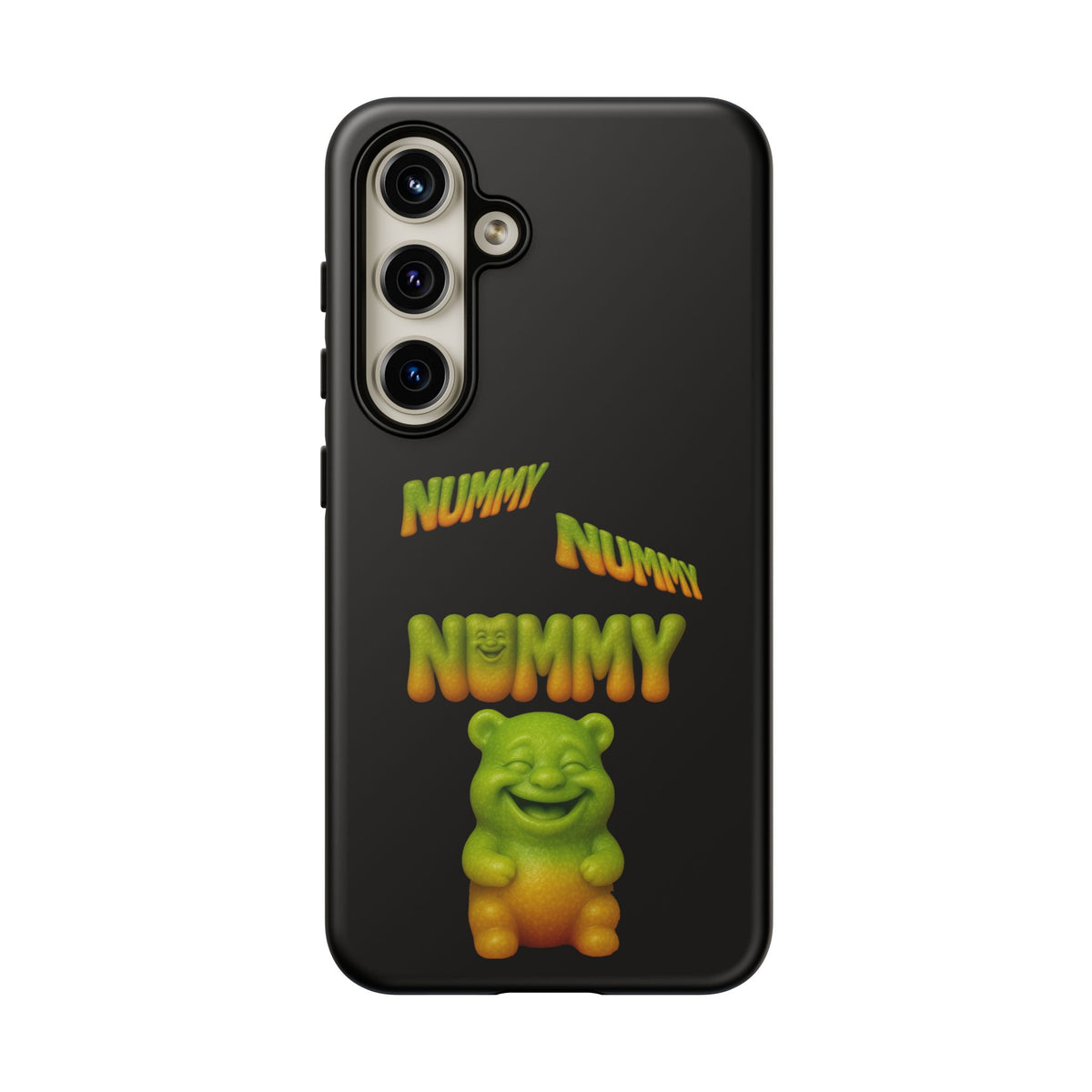 Nummy Gummy Phone Case — Cute Retro Green Gummy Bear Protective Case