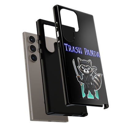 Trash Panda Ninja Phone Case — Cute Raccoon Warrior Protective Case