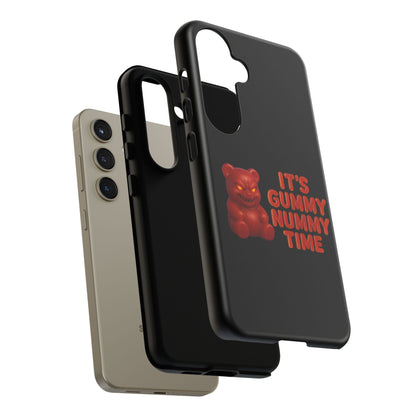 Phone Case — "It's Gummy Nummy Time" Red Gummy Bear Protective Case