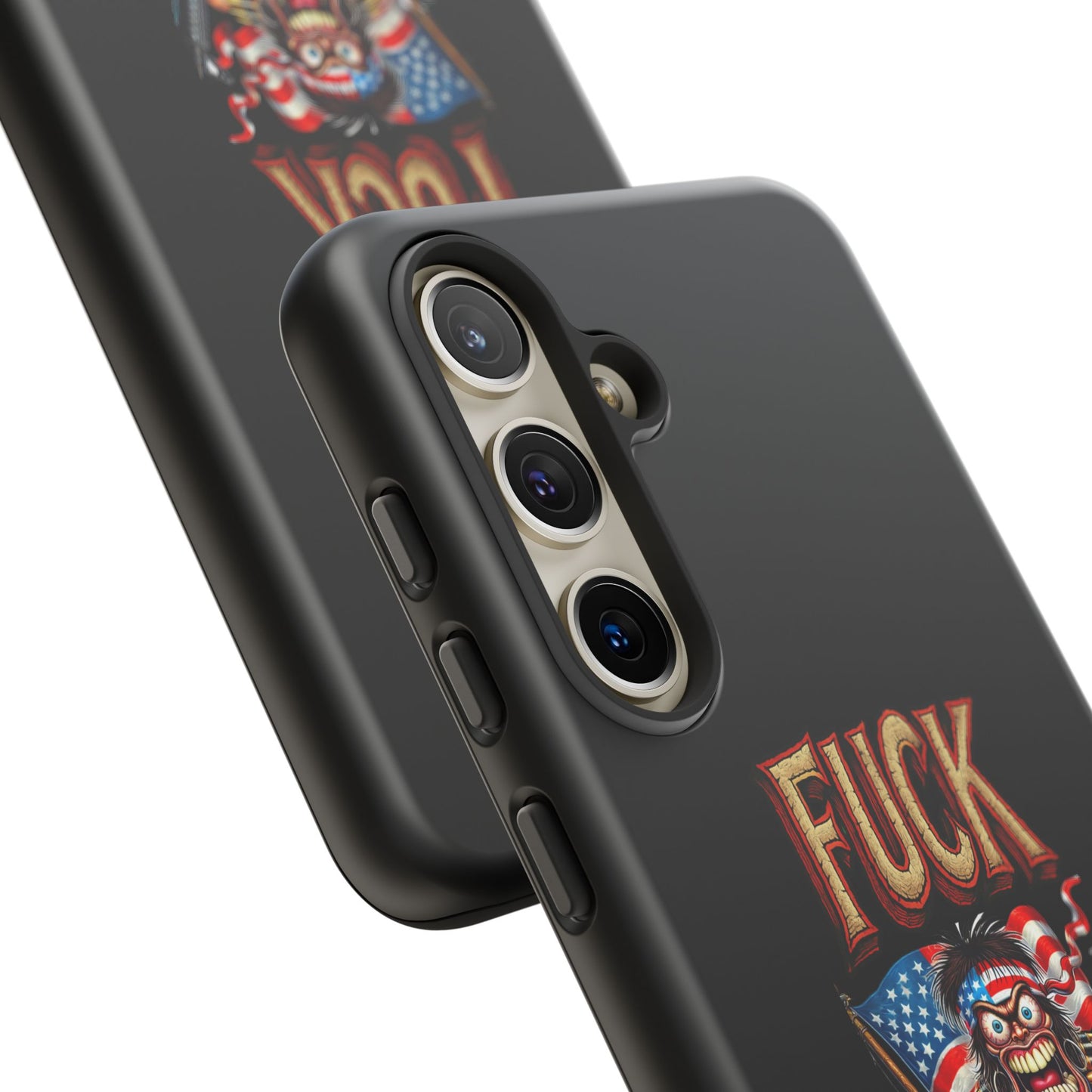 Phone Case — "FUCK YEA" Patriotic Skeleton Soldier Graphic