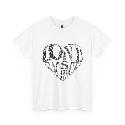 "Love" Artistic Heart T-Shirt