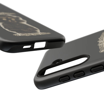 Phone Case - "Chosen by Darkness (Or Maybe Just Rabies)" Cute Creepy Retro Creature Protective Case