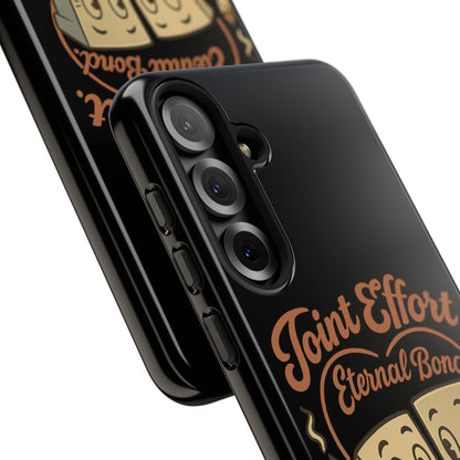 Phone Case — "Joint Effort Eternal Bond" Retro Cannabis Matchstick Design