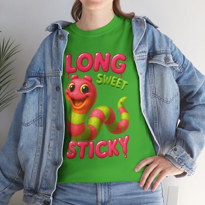 Long. Sweet. Sticky. – Gummy Worm Tee