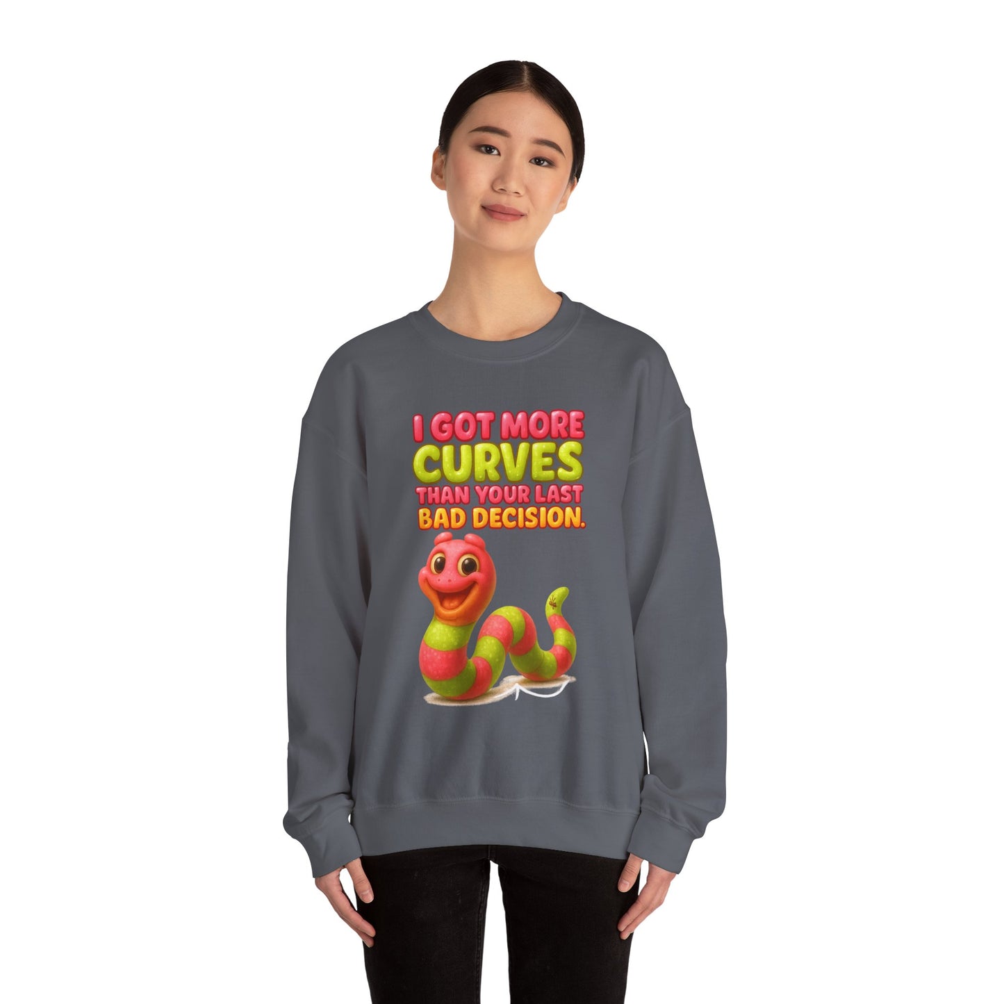 More Curves Than Your Last Bad Decision Crewneck