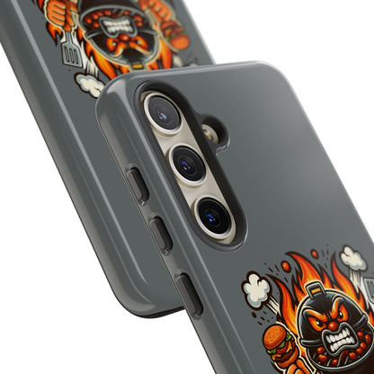 Grilling Phone Case — "Charcoal Is the Last Bastion of Liberty" BBQ Design
